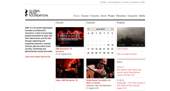 Desktop Screenshot of globalmusicfoundation.org